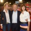Alice Taglioni, Michel Drucker et Elodie Navarre - Enregistrement de l'émission "Vivement dimanche" à Paris le 15 octobre 2014. L'émission sera diffusée le 19 octobre.