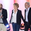 Kad Merad, Alice Taglioni et Olivier Baroux - Enregistrement de l'émission "Vivement dimanche" à Paris le 15 octobre 2014. L'émission sera diffusée le 19 octobre.