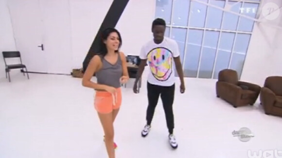 Corneille et Candice Pascal - Quatrième prime de "Danse avec les stars 5" sur TF1. Samedi 18 octobre 2014.