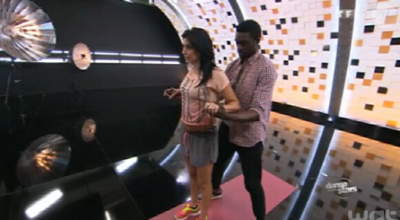Corneille et Candice Pascal - Quatrième prime de "Danse avec les stars 5" sur TF1. Samedi 18 octobre 2014.