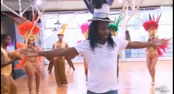 Anthony Kavanagh et Silvia Notargiacomo - Quatrième prime de "Danse avec les stars 5" sur TF1. Samedi 18 octobre 2014.