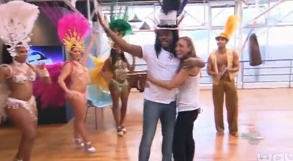 Anthony Kavanagh et Silvia Notargiacomo - Quatrième prime de "Danse avec les stars 5" sur TF1. Samedi 18 octobre 2014.