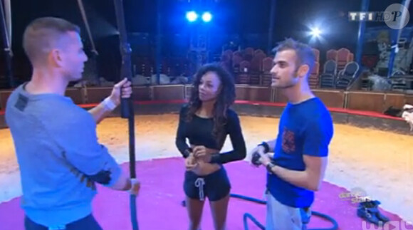 Louisy Joseph et Guillaume Foucault - Quatrième prime de "Danse avec les stars 5" sur TF1. Samedi 18 octobre 2014.