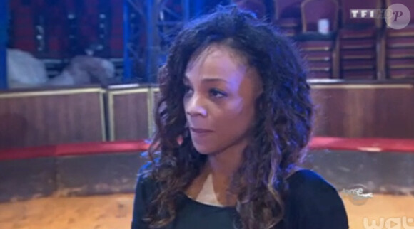Louisy Joseph et Guillaume Foucault - Quatrième prime de "Danse avec les stars 5" sur TF1. Samedi 18 octobre 2014.