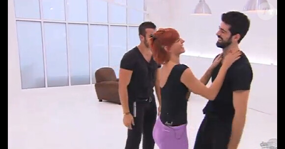 Miguel-Angel Munoz et Fauve Hautot - Quatrième prime de "Danse avec les stars 5" sur TF1. Samedi 18 octobre 2014.