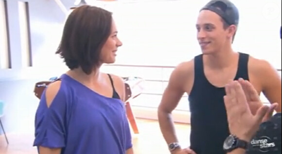 Nathalie Péchalat et Grégoire Lyonnet - Quatrième prime de "Danse avec les stars 5" sur TF1. Samedi 18 octobre 2014.
