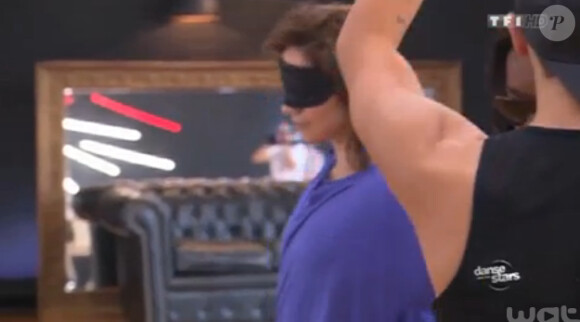 Nathalie Péchalat et Grégoire Lyonnet - Quatrième prime de "Danse avec les stars 5" sur TF1. Samedi 18 octobre 2014.