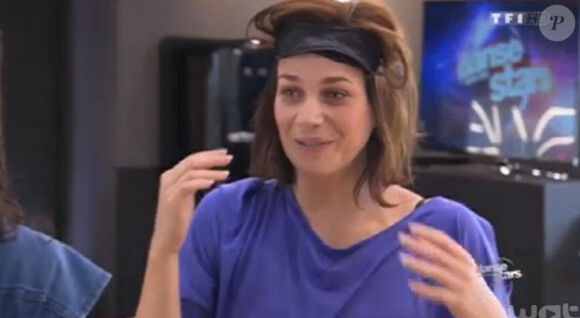 Nathalie Péchalat et Grégoire Lyonnet - Quatrième prime de "Danse avec les stars 5" sur TF1. Samedi 18 octobre 2014.