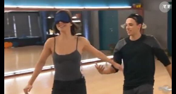 Nathalie Péchalat et Grégoire Lyonnet - Quatrième prime de "Danse avec les stars 5" sur TF1. Samedi 18 octobre 2014.