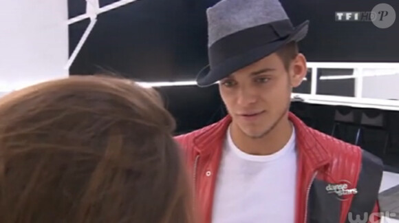 Rayane Bensetti et Denitsa Ikonomova - Quatrième prime de "Danse avec les stars 5" sur TF1. Samedi 18 octobre 2014.