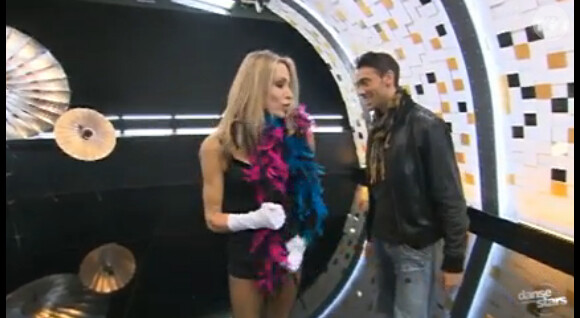 Tonya Kinzinger et Maxime Dereymez - Quatrième prime de "Danse avec les stars 5" sur TF1. Samedi 18 octobre 2014.