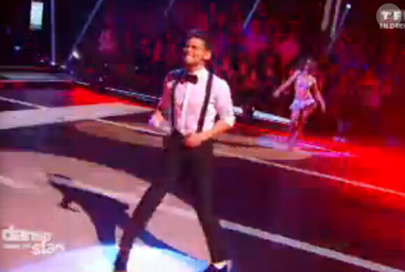 Rayane Bensetti et Denitsa Ikonomova - Quatrième prime de "Danse avec les stars 5" sur TF1. Samedi 18 octobre 2014.
