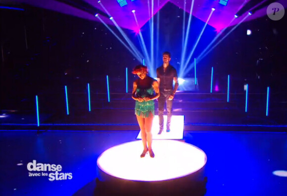 Miguel-Angel Munoz et Fauve Hautot - Quatrième prime de "Danse avec les stars 5" sur TF1. Samedi 18 octobre 2014.