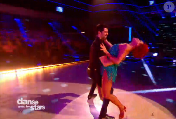 Miguel-Angel Munoz et Fauve Hautot - Quatrième prime de "Danse avec les stars 5" sur TF1. Samedi 18 octobre 2014.
