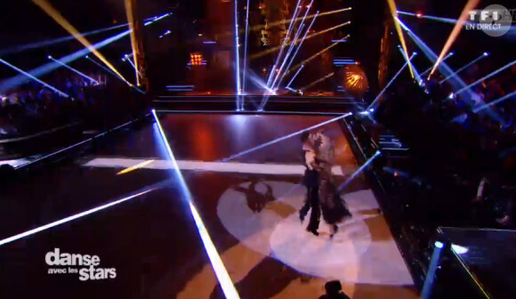 Tonya Kinzinger et Maxime Dereymez - Quatrième prime de "Danse avec les stars 5" sur TF1. Samedi 18 octobre 2014.