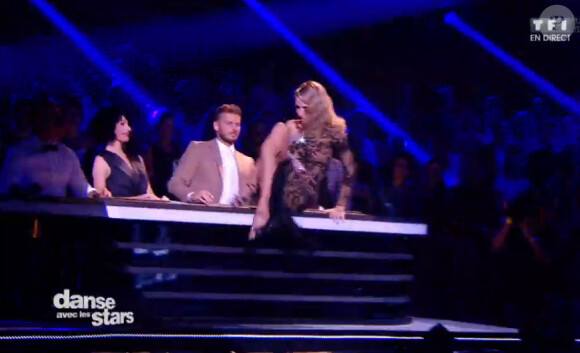 Tonya Kinzinger et Maxime Dereymez - Quatrième prime de "Danse avec les stars 5" sur TF1. Samedi 18 octobre 2014.