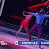 Corneille et Candice Pascal - Quatrième prime de "Danse avec les stars 5" sur TF1. Samedi 18 octobre 2014.