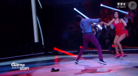 Corneille et Candice Pascal - Quatrième prime de "Danse avec les stars 5" sur TF1. Samedi 18 octobre 2014.
