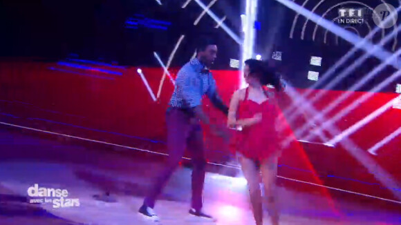 Corneille et Candice Pascal - Quatrième prime de "Danse avec les stars 5" sur TF1. Samedi 18 octobre 2014.