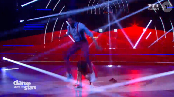 Corneille et Candice Pascal - Quatrième prime de "Danse avec les stars 5" sur TF1. Samedi 18 octobre 2014.