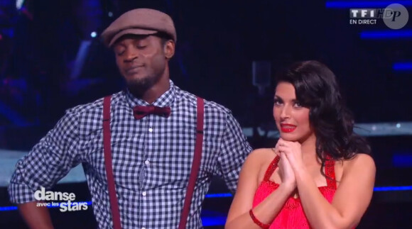 Corneille et Candice Pascal - Quatrième prime de "Danse avec les stars 5" sur TF1. Samedi 18 octobre 2014.