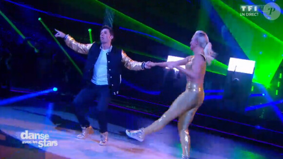 Brian Joubert et Katrina Patchett - Quatrième prime de "Danse avec les stars 5" sur TF1. Samedi 18 octobre 2014.
