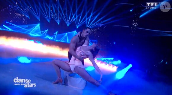 Nathalie Péchalat et Grégoire Lyonnet - Quatrième prime de "Danse avec les stars 5" sur TF1. Samedi 18 octobre 2014.