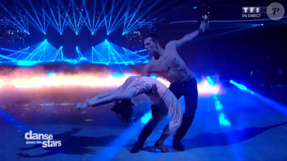 Nathalie Péchalat et Grégoire Lyonnet - Quatrième prime de "Danse avec les stars 5" sur TF1. Samedi 18 octobre 2014.
