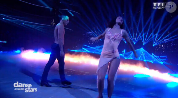 Nathalie Péchalat et Grégoire Lyonnet - Quatrième prime de "Danse avec les stars 5" sur TF1. Samedi 18 octobre 2014.