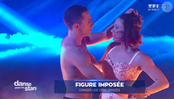 Nathalie Péchalat et Grégoire Lyonnet - Quatrième prime de "Danse avec les stars 5" sur TF1. Samedi 18 octobre 2014.