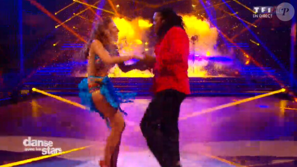Anthony Kavanagh et Silvia Notargiacomo - Quatrième prime de "Danse avec les stars 5" sur TF1. Samedi 18 octobre 2014.