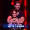 La chanteuse Joyce Jonathan est éliminée - Quatrième prime de "Danse avec les stars 5" sur TF1. Samedi 18 octobre 2014.