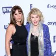 Joan Rivers et Melissa Rivers lors de la soirée "NBC Universal Cable Entertainment Upfronts" à New York, le 15 mai 2014.
