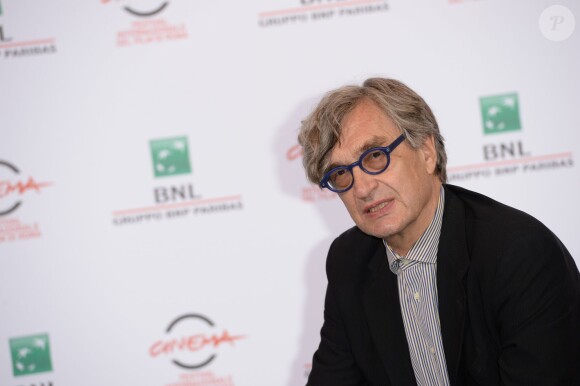 Wim Wenders pose lors du festival du film de Rome le 19 octobre 2014.