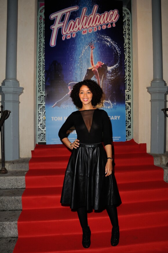 Aurelie Konate à la générale de la comédie musicale "Flashdance" au théâtre du gymnase à Paris, le 20 octobre 2014