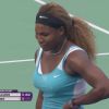 Serena Williams, au bord des larmes lors du tournoi de Wuhan, le 23 septembre 2014