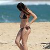 Exclusif - Jessica Biel en vacances à Hawaï le 27 septembre 2014. Elle semble afficher un petit ventre rond...