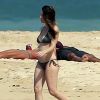 Exclusif - Jessica Biel en vacances à Hawaï le 27 septembre 2014. Elle semble afficher un petit ventre rond...