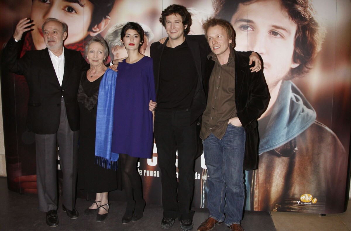 Vidéo Claude Berri, Francoise Bertin, Audrey Tautou, Guillaume et Laurent Stocker lors Vidéo Claude Berri, Francoise Bertin, Audrey Tautou, Guillaume et Laurent Stocker lors