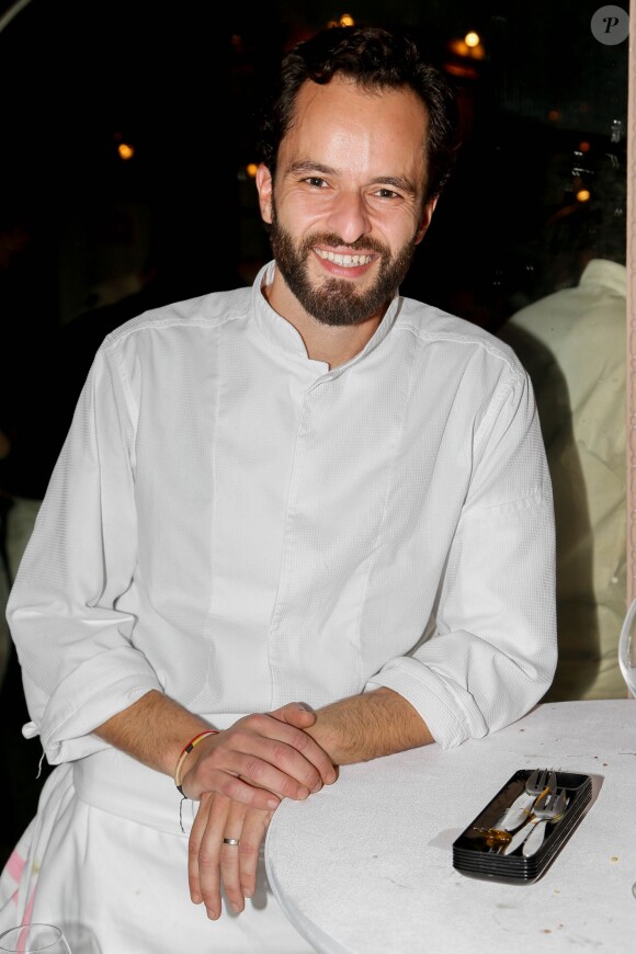 Exclusif - Yoni Saada (Top Chef 2013) lors de la soirée de lancement du guide Gault et Millau 2015 au Trianon à Paris le 27 octobre 2014