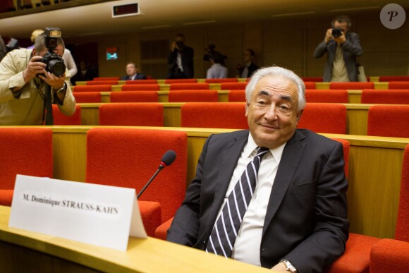 Dominique Strauss-Kahn au Sénat à Paris le 26 juin 2013.