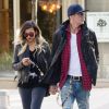 Tommy Lee et sa fiancée Sofia Toufa à New York le 27 octobre 2014. 
