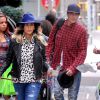 Tommy Lee et sa fiancée Sofia Toufa à New York le 28 octobre 2014. 