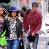 Tommy Lee et sa fiancée Sofia Toufa à New York le 28 octobre 2014. 