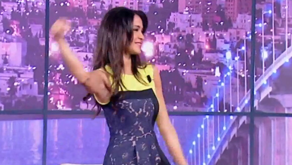 Leila, grande gagnant de Secret Story 8, était invitée sur le plateau de "Labès" (émission tunisienne), le 18 octobre 2014.