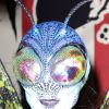 Heidi Klum déguisée en papillon alien pour la 15ème soirée "Moto X" d'Hallloween au "TAO Downtown". New York, le 31 octobre 2014.