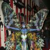Heidi Klum dans son costume de papillon alien pour la 15ème soirée "Moto X" d'Hallloween au "TAO Downtown". New York, le 31 octobre 2014.