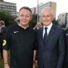 Thierry Braillard et Philippe Wahl, Président de La Poste lors des 13e Journées de l'arbitrage au stade Emile Anthoine, à Paris le 30 octobre 2014