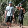 Exclusif - Justin Timberlake et sa femme Jessica Biel sont allés marcher ensemble pour se relaxer à Los Angeles, le 24 octobre 2014.