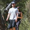 Exclusif - Justin Timberlake fait de la randonnée avec sa femme Jessica Biel à Los Angeles, le 24 octobre 2014.